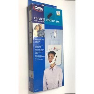 HIGGS OVER THE DOOR CERVICAL TRACTION SET WITH HEAD HALTER NIB